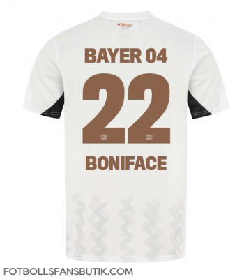 Bayer Leverkusen Victor Boniface #22 Replika Bortatröja 2024-25 Kortärmad